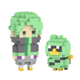 【好評につき第2弾!】ミドリ + ミ鳥セット ミタクルブロックコラボフィギュア